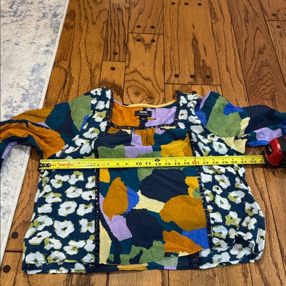 Anthropologie Maeve Mix Boho Printed Blouse Size Small - Picture 7 of 8